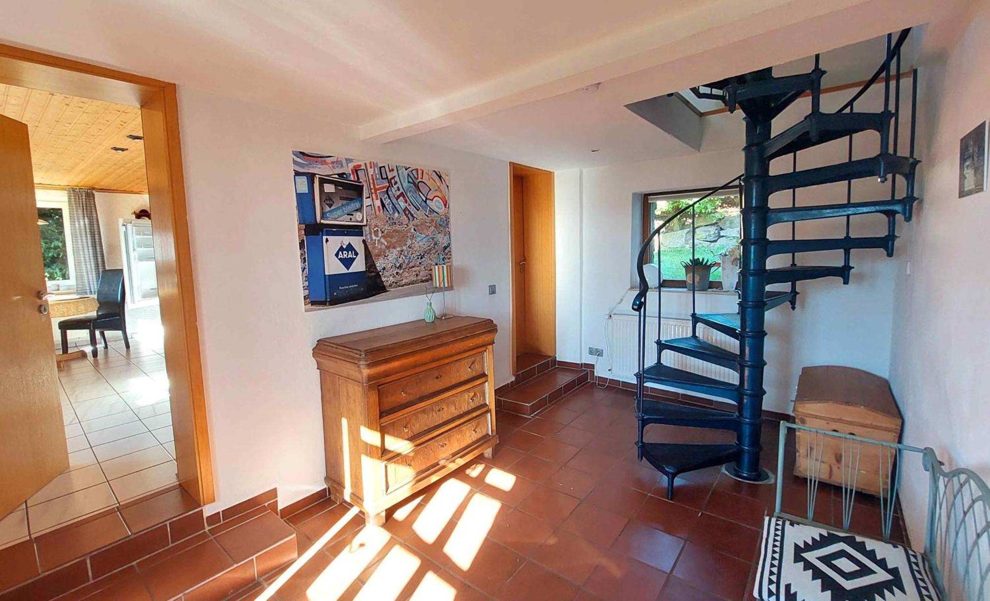 Kleines Cottage mitten in der Natur mit eigener Terrasse und Sonnenbalkon Halver Exterior foto